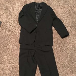 Size 6 boys black suit